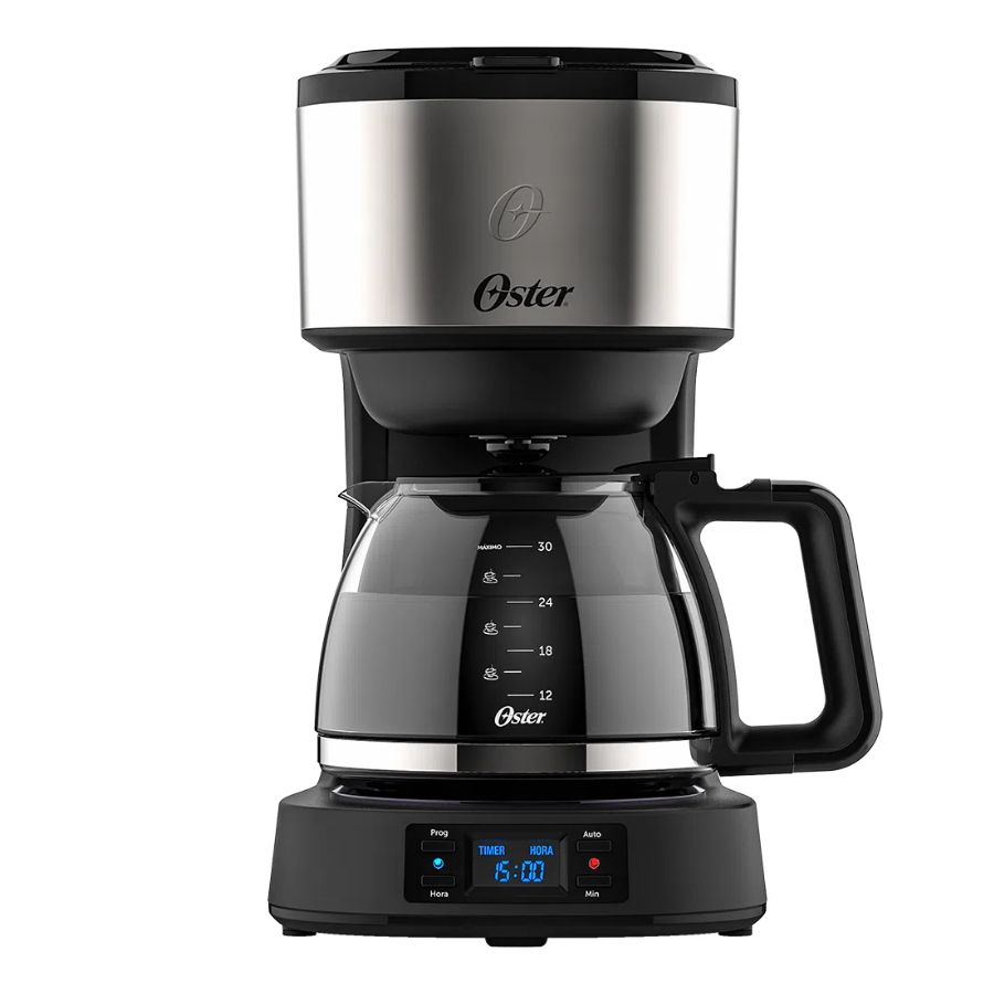 Cafeteira Elétrica Programável Oster Day Light Inox 30 Xícaras 220V OCAF500